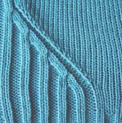 Passaggio decorativo dalle coste al rasato 